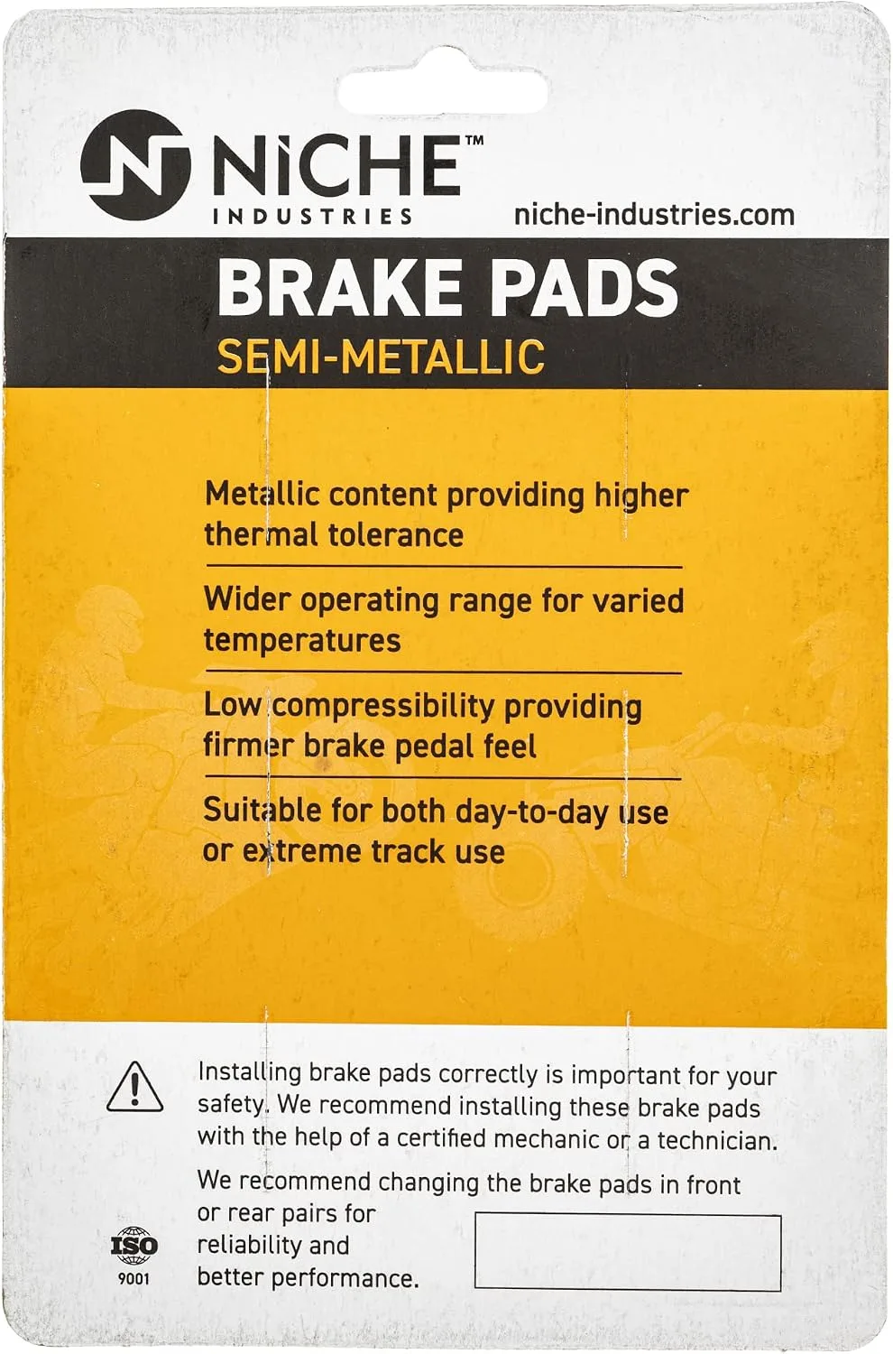 NICHE Front Brake Caliper and Pad Kit MK1001108 image 4