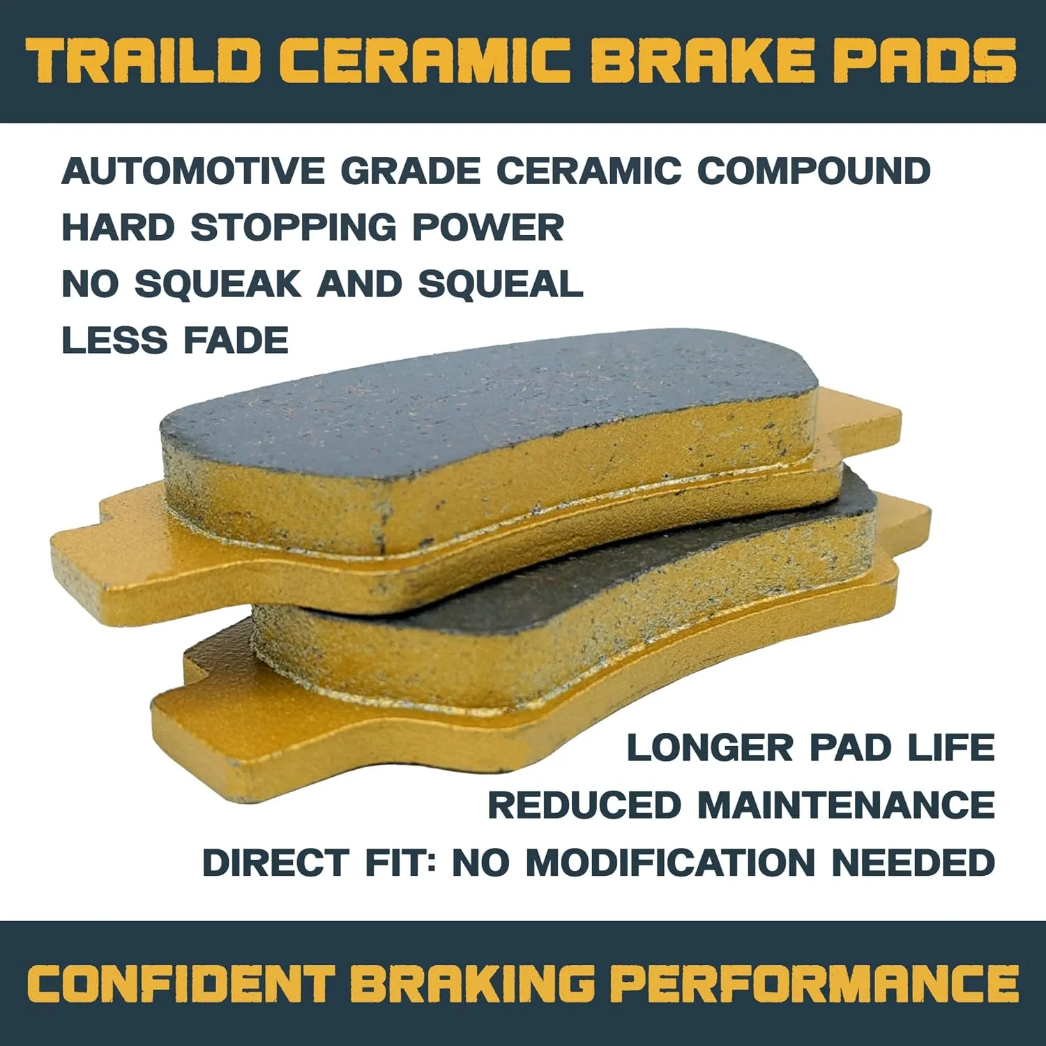 Traild Ceramic Brake Pads PKC9783 for Honda CBR1100XX 1997–2003 image 4