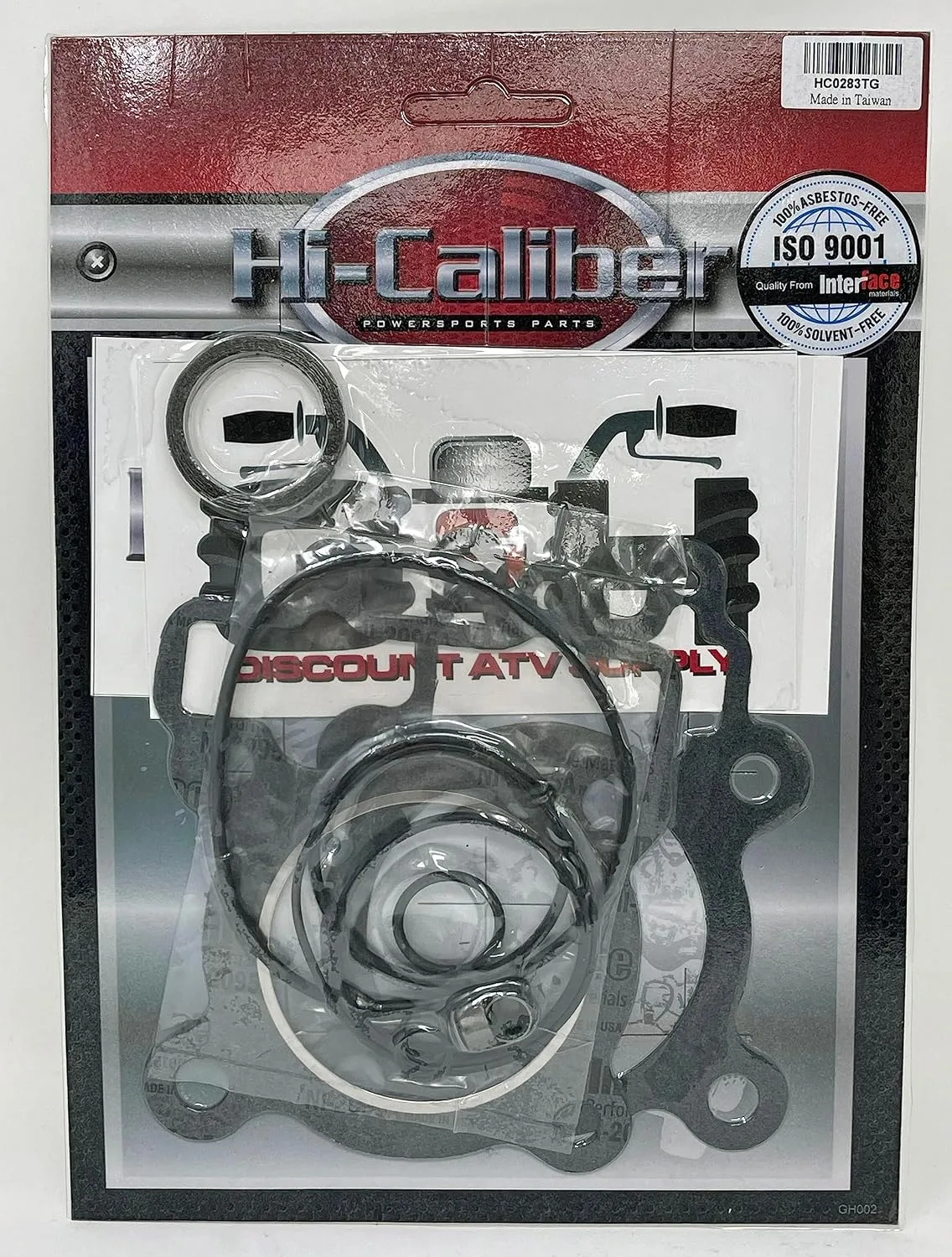 Hi-Caliber KLF 220 Bayou Top-End Gasket Kit & 67mm Piston Rings HC0283TG image 2