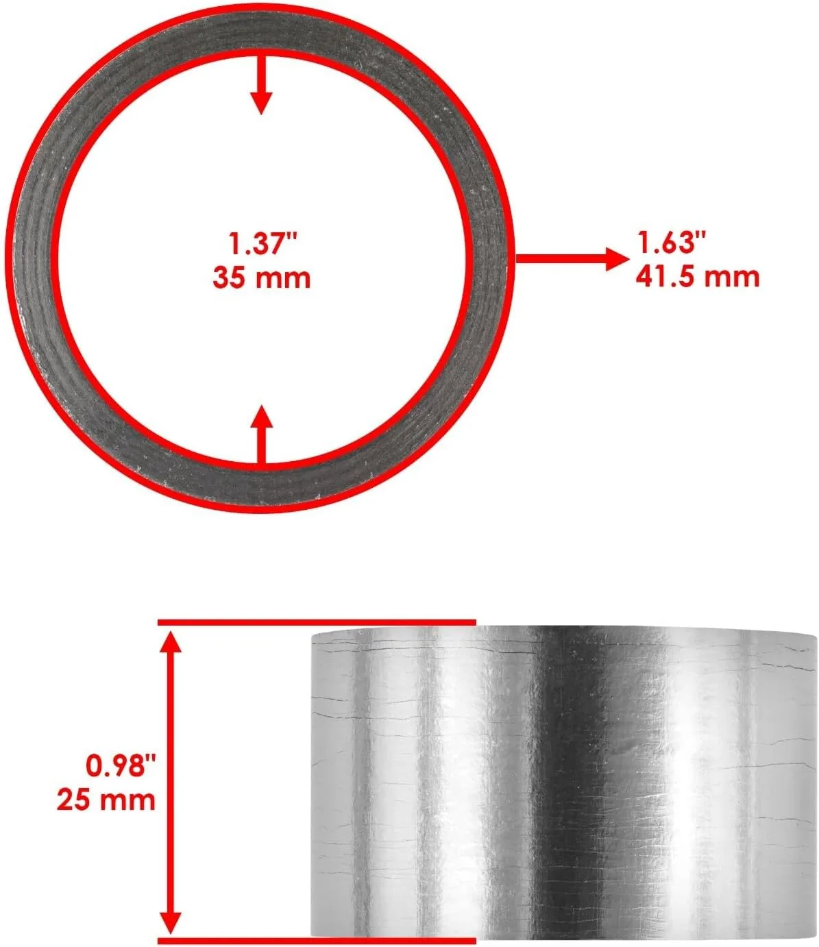 Generic Exhaust Muffler with Gasket Mod-R36R-20139 for Honda Foreman Rubicon 500 image 3