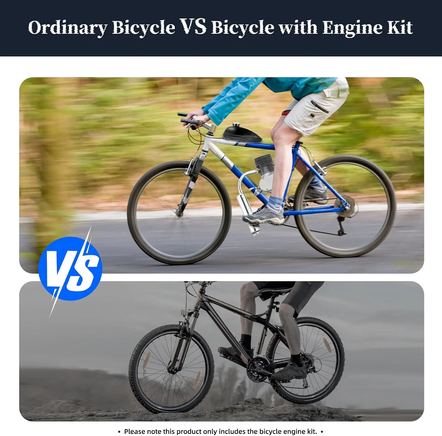 100cc 2-Stroke Bicycle Engine Conversion Kit with CDI Ignition image 2
