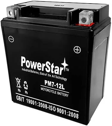 PowerStar YTX7-12L 12V 6Ah Sealed AGM Battery image 2