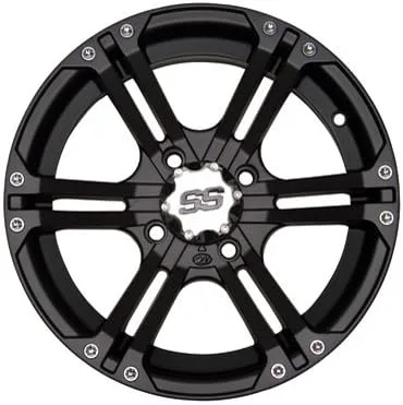 ITP SS212 12x7 Black ATV/UTV Wheels with Kenda Executioner Tires Bundle image 2