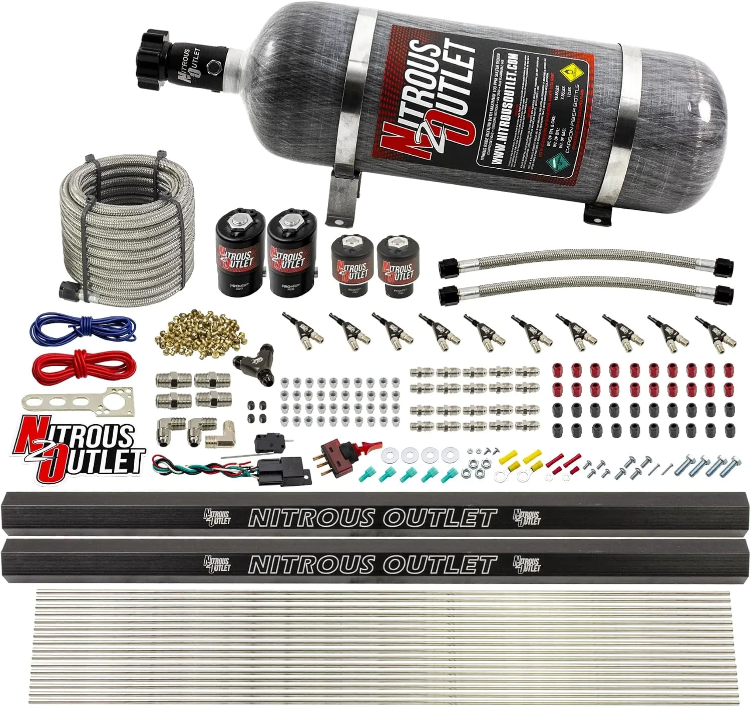 Nitrous Outlet 10-Cylinder Direct-Port Wet Nitrous System 00-10497-R-00 image 3