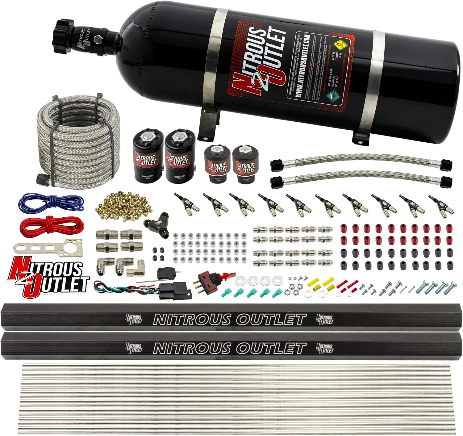 Nitrous Outlet 10-Cylinder Direct-Port Wet Nitrous System 00-10497-R-00 image 4
