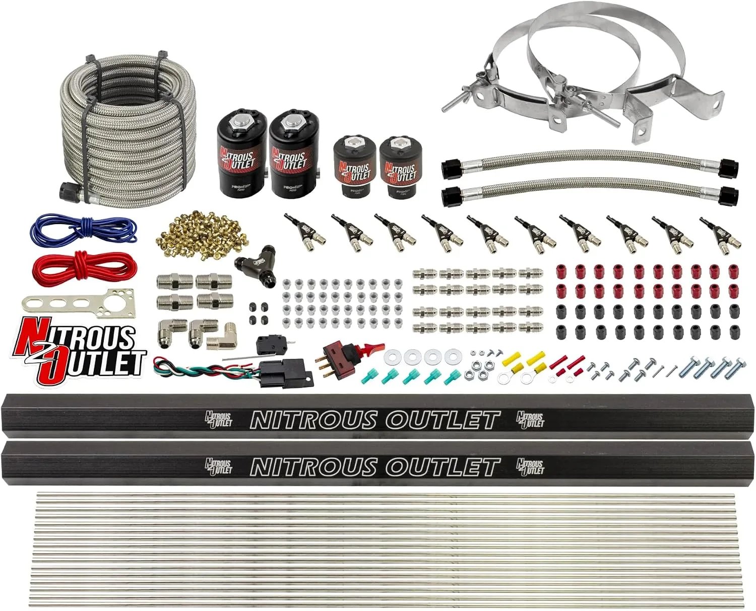 Nitrous Outlet 10-Cylinder Direct-Port Wet Nitrous System 00-10497-R-00