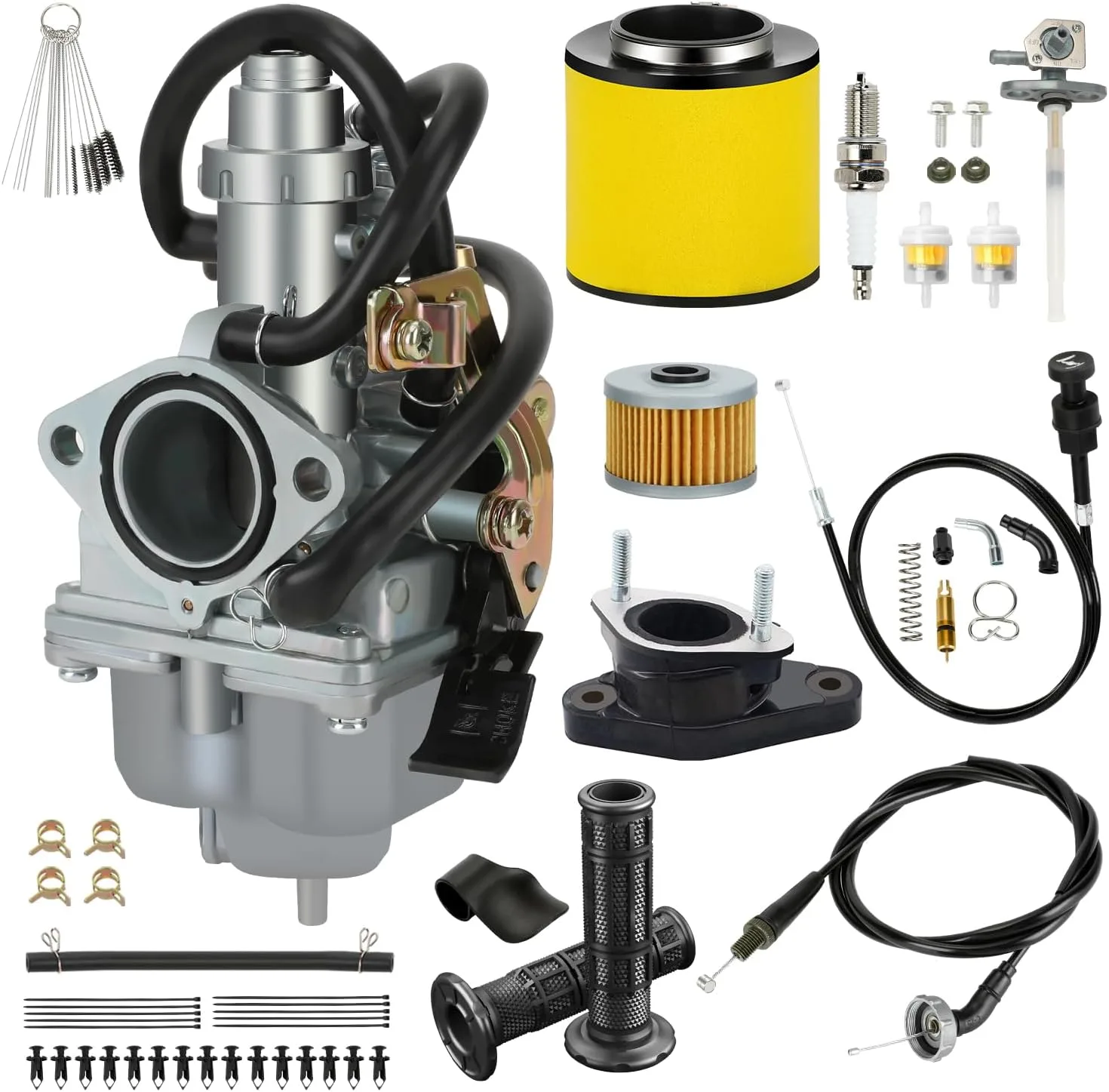 XIKOBY Honda TRX250 Carburetor Intake Manifold Kit XK-CR250-YMX