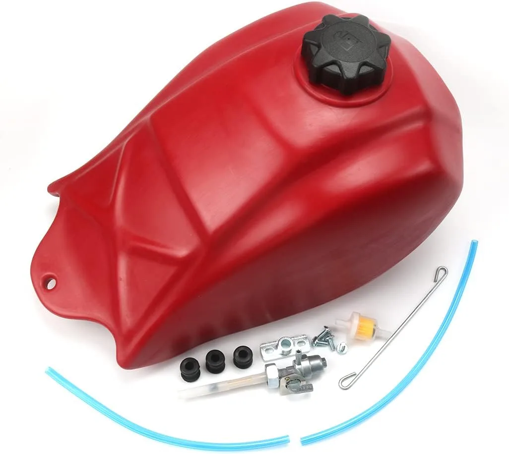 Honda ATC250SX 1985–1987 Red Plastic Fuel Tank with Gas Cap FT49009 image 2