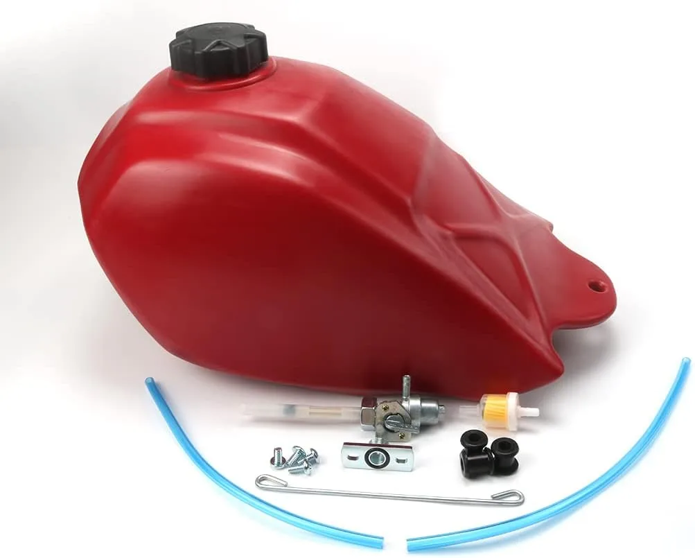 Honda ATC250SX 1985–1987 Red Plastic Fuel Tank with Gas Cap FT49009 image 3