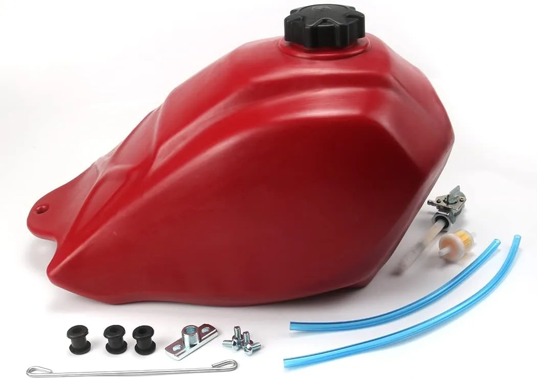Honda ATC250SX 1985–1987 Red Plastic Fuel Tank with Gas Cap FT49009