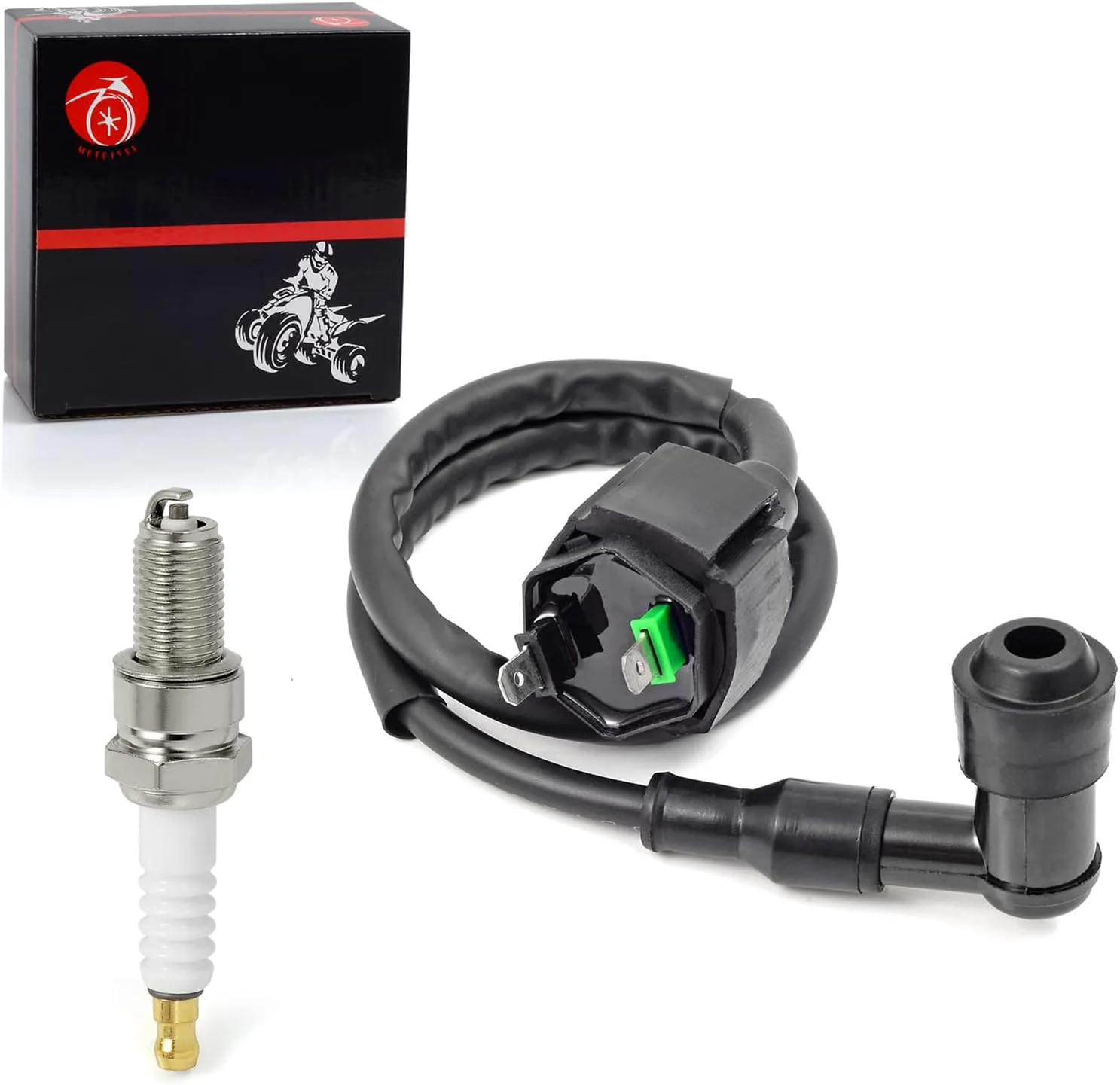 MOTO1988 CDI Box Igniter, Coil and Spark Plug 30410-GT9-000 for Honda image 3