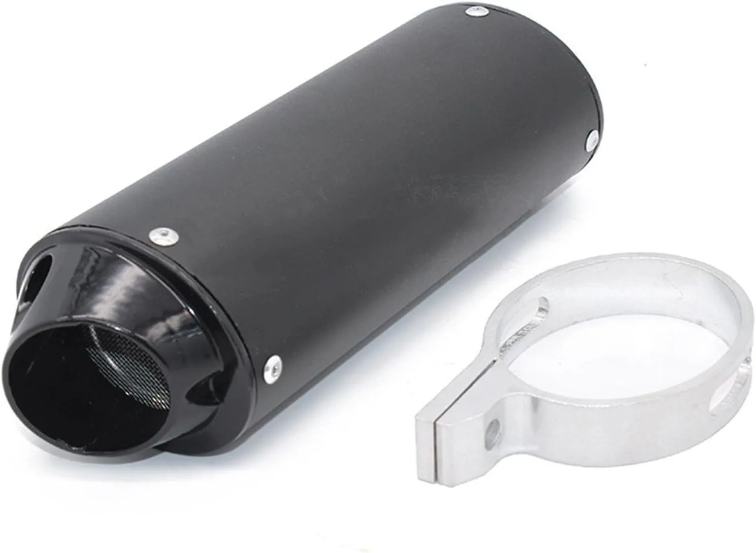 Generic Motorcycle Muffler Pipe 28mm Gray - 4950258380149 image 2