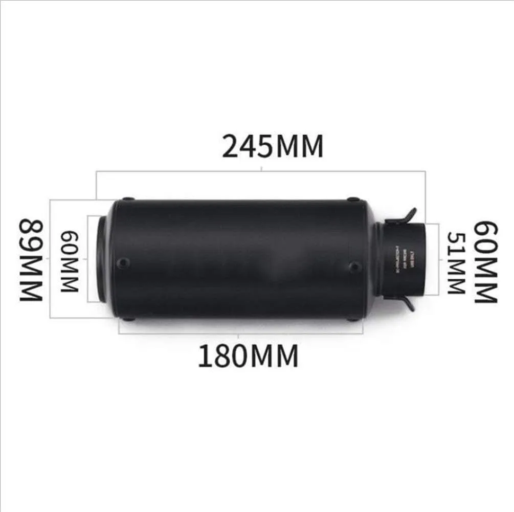 AHDHMCM Universal Motorcycle Exhaust Muffler with DB Killer DaJiKan image 2
