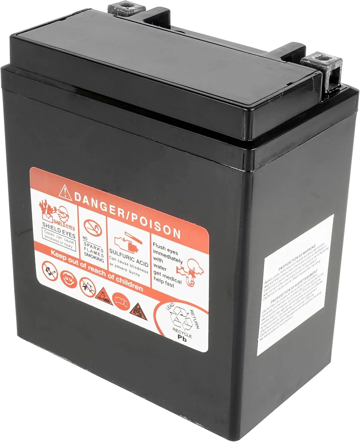 Caltric BA121/24 12V AGM Powersports Battery 6Ah 100 CCA image 3