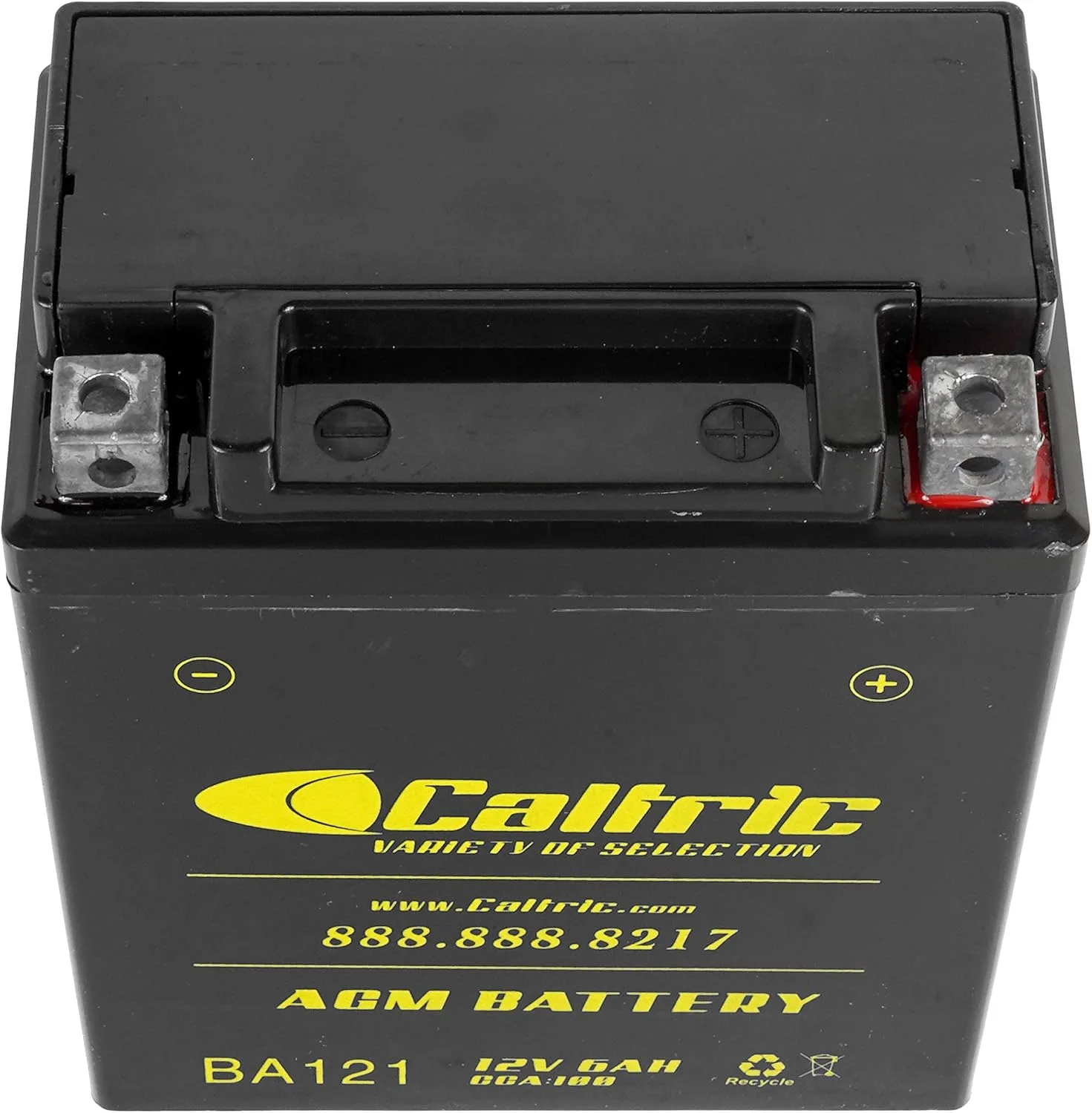 Caltric BA121/24 12V AGM Powersports Battery 6Ah 100 CCA image 4