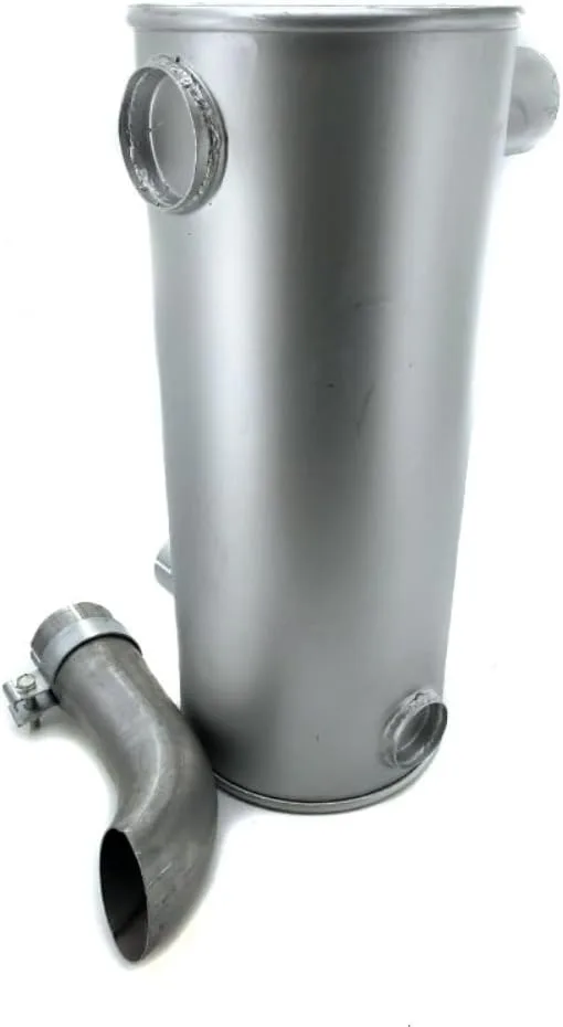 Generic SK200-5 Excavator Muffler with 80 mm Tailpipe image 2