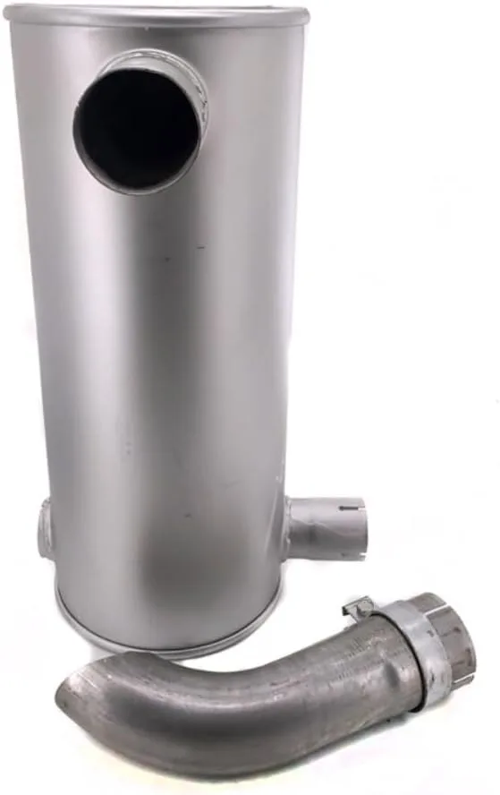Generic SK200-5 Excavator Muffler with 80 mm Tailpipe image 3