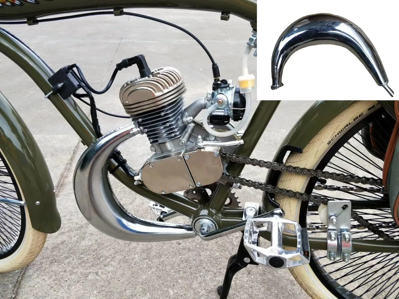 Amebee Banana-Turn Engine Exhaust Pipe and Silencer image 4