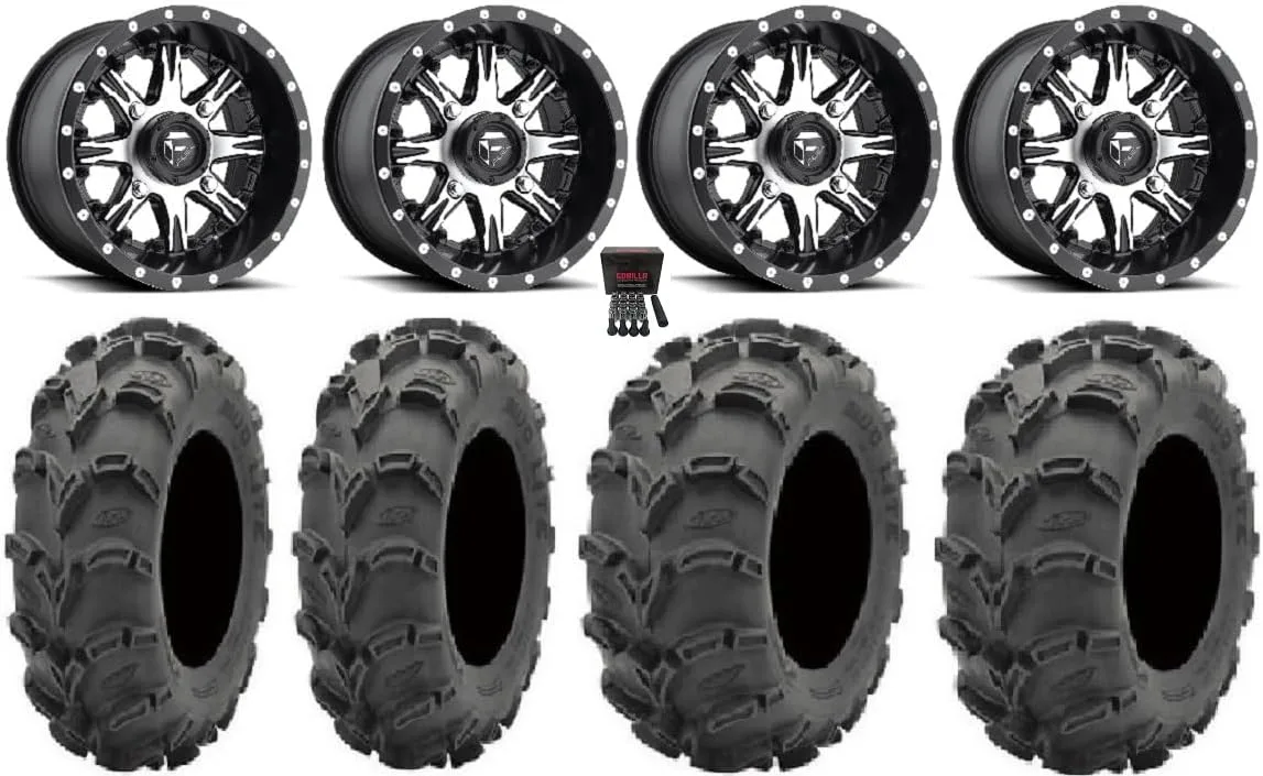Fuel Nutz 14x7 ATV/UTV Wheels and ITP Mud Lite XL Tire Bundle