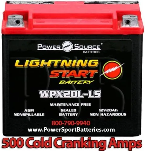 PowerSource AGM Battery 01-352P-FLSTSCI for Harley FLSTSCI 2005-2006
