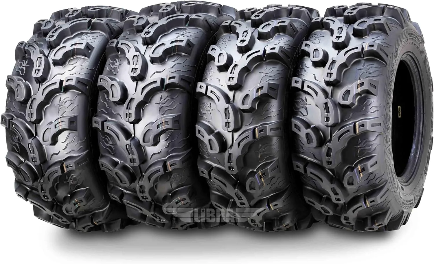 WANDA ATV Tire Set 25x8-12 Front / 25x10-12 Rear 10212-10215