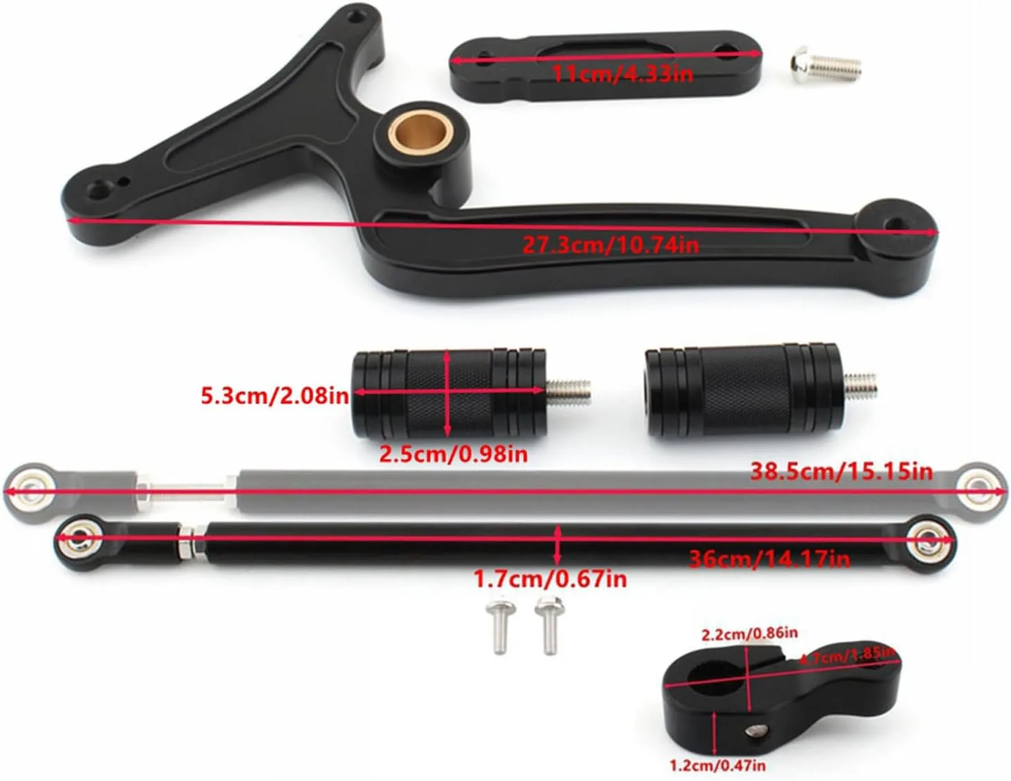 FINMOKAL Shift Lever Pedal Linkage Set for Indian Scout 2015-2025 image 3