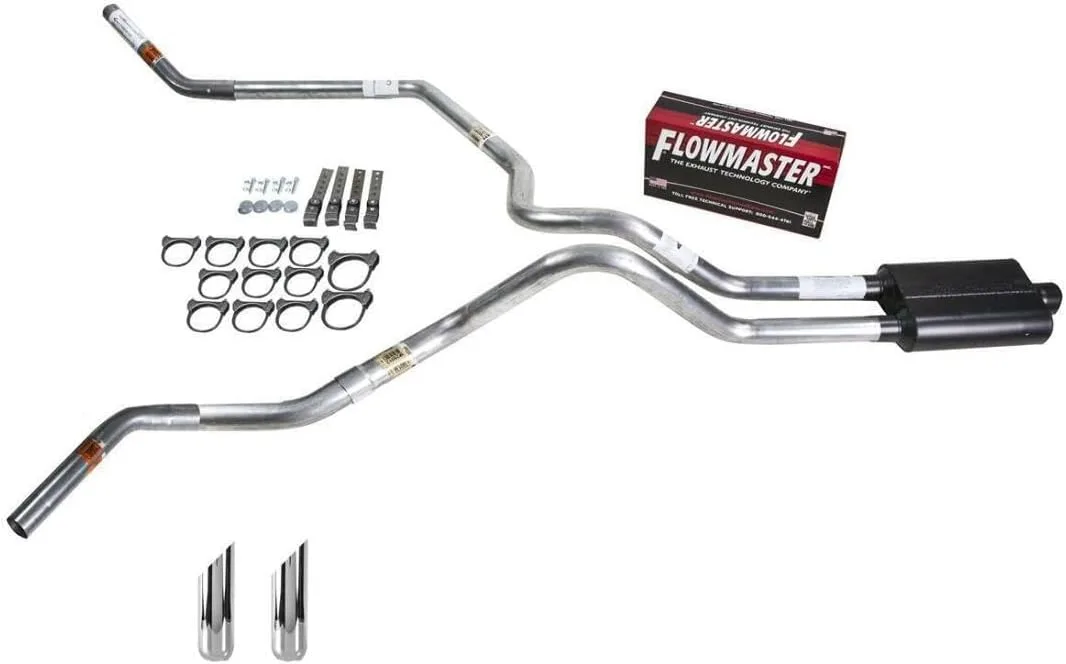 Truck Exhaust Kits - DIY Dual Exhaust System 2.5" Mandrel Bent Pipe