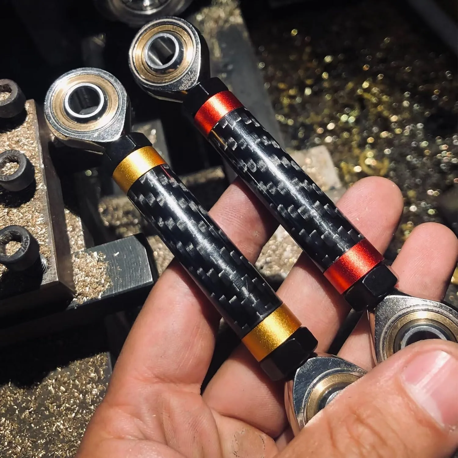 Harley Short Carbon Fiber Shift Linkage TQ-L-RDRD image 4