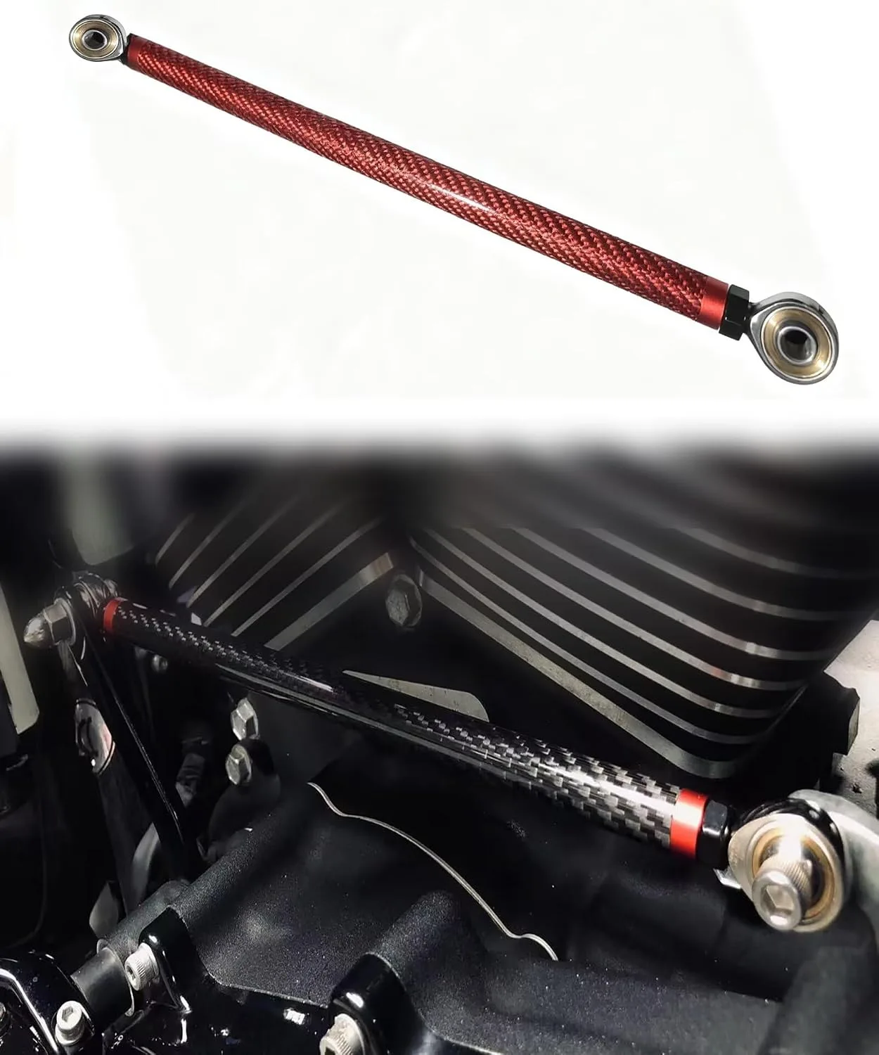 Harley Short Carbon Fiber Shift Linkage TQ-L-RDRD