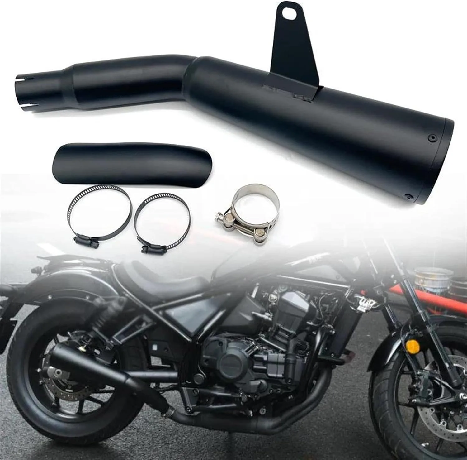 Honda Rebel CM1100 CMX1100 2021–2022 Exhaust Pipe Muffler Link Pipe image 3