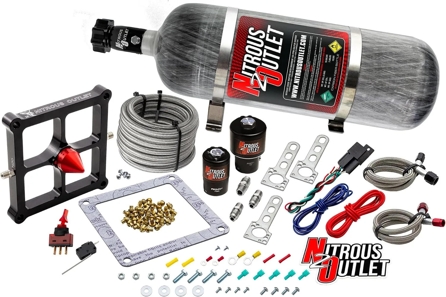 Nitrous Outlet Gen 4 4500 Stinger Wet Nitrous Plate Kit 00-10652-GEN4-12