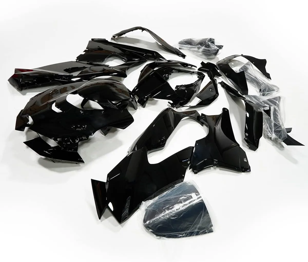 ZXMOTO Glossy Black Fairing Kit for Kawasaki Ninja ZX10R ZX1000 2021-2025 image 2