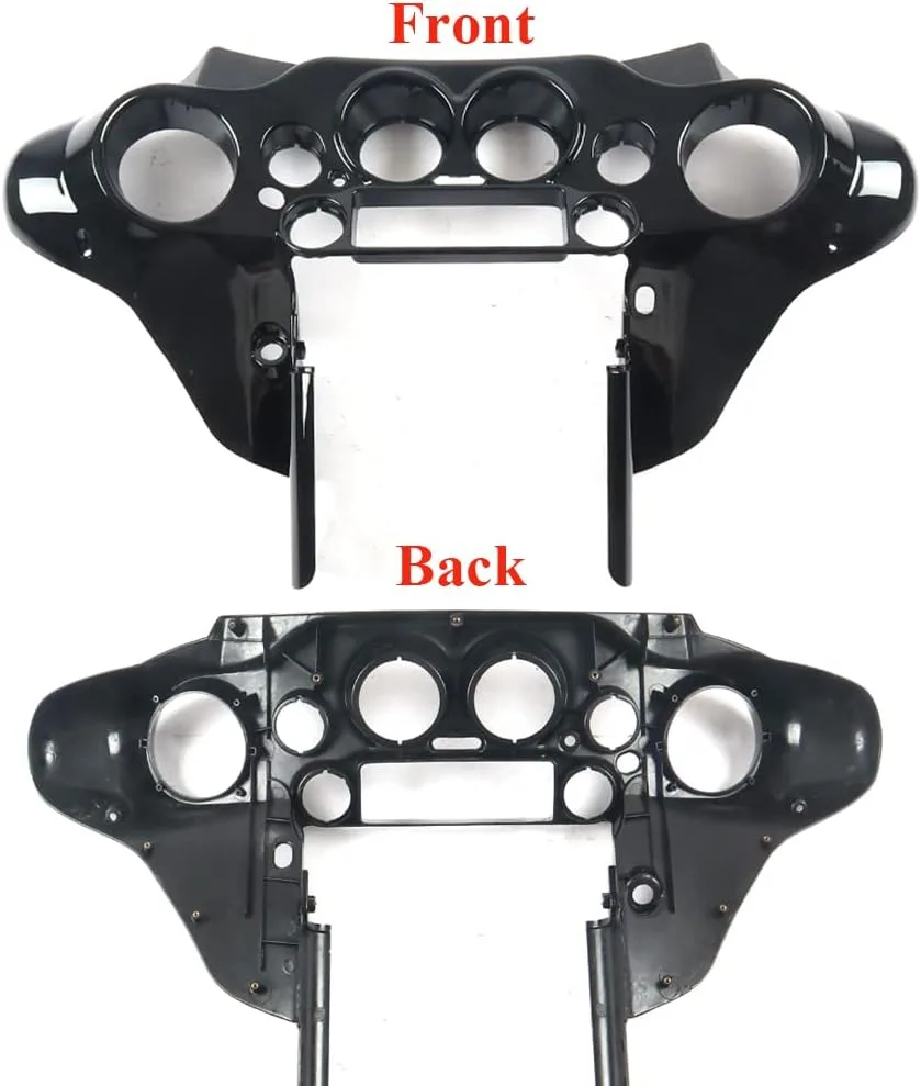 Gloss Black Front Inner Fairing for Harley-Davidson FLHX FLHT FLHTC FLHTCU image 2
