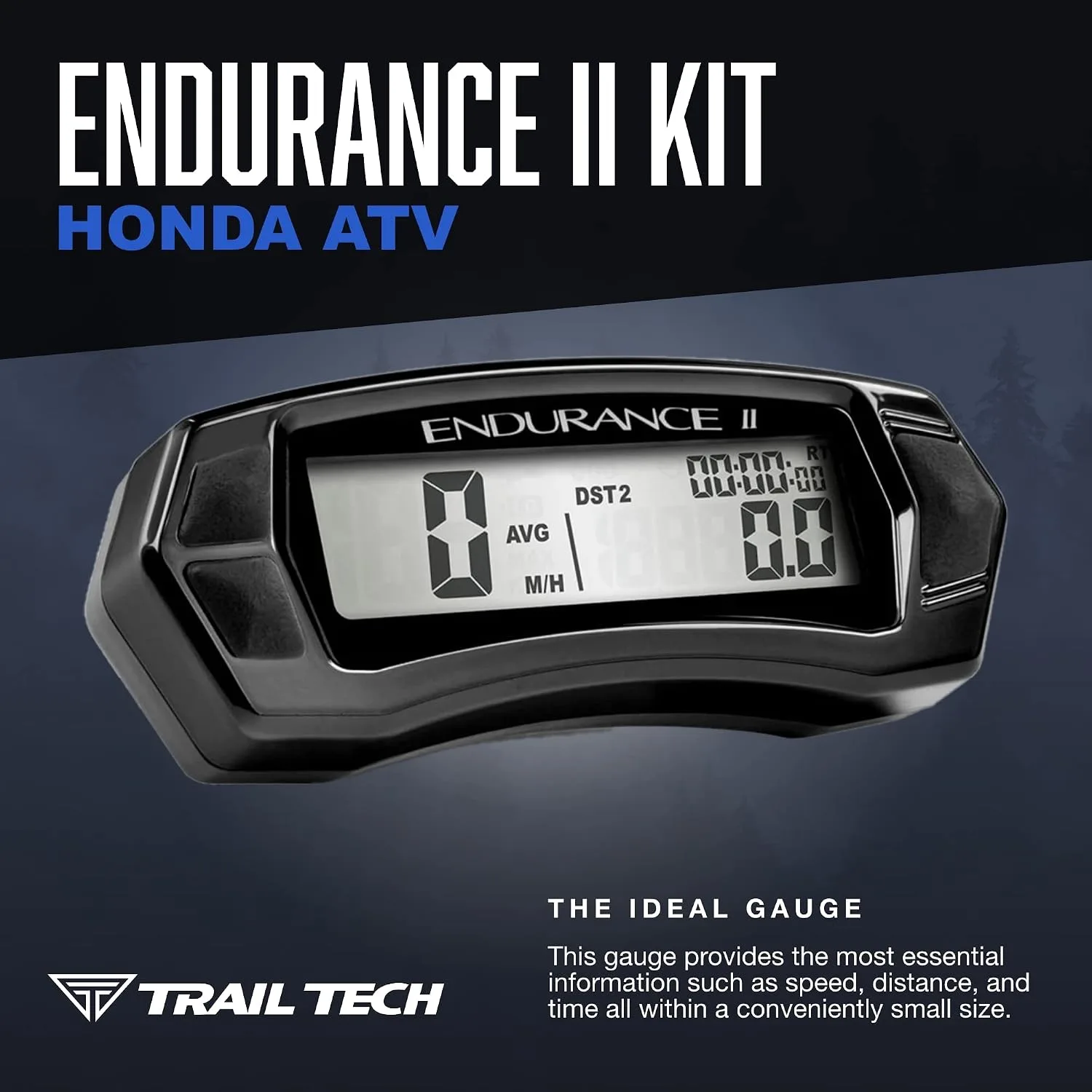 Trail Tech Endurance II Gauge Kit 202-121 for Honda ATV image 2