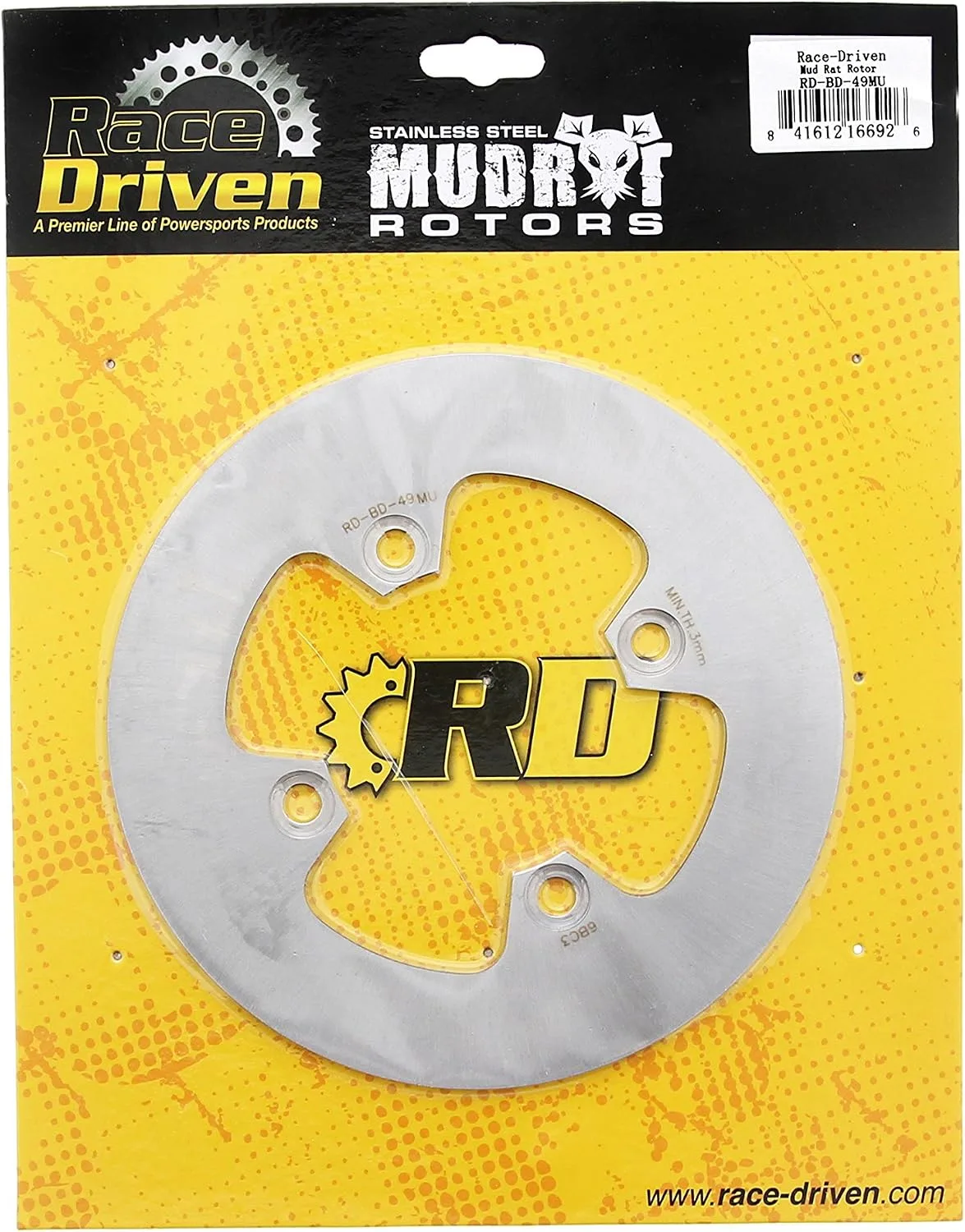 Race-Driven Front Brake Rotors F-53350 for Kawasaki Brute Force 750 KVF750 4x4i 2005-2021 image 2