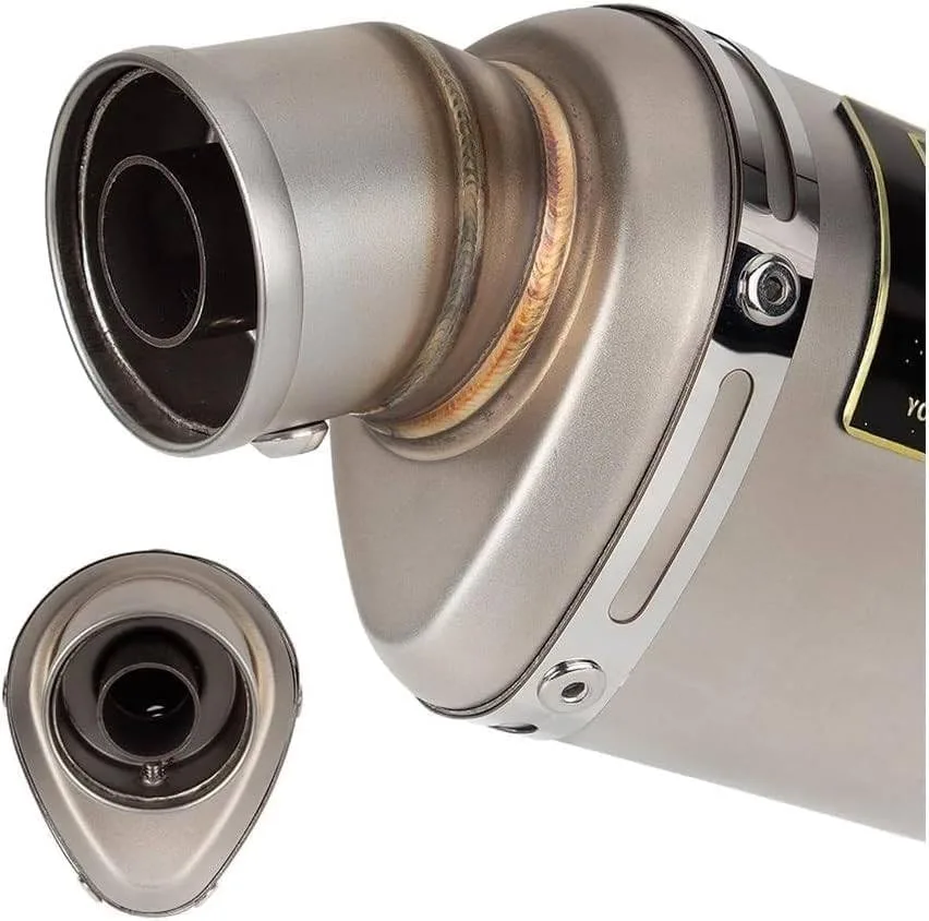 Generic Universal Motorcycle Exhaust Muffler Pipe 6325165454043 image 4