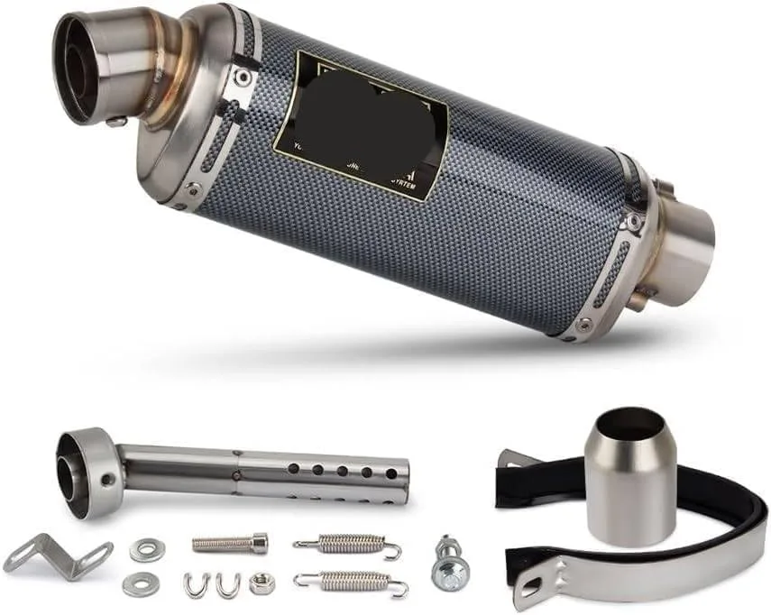 Generic Universal Motorcycle Exhaust Muffler Pipe 6325165454043