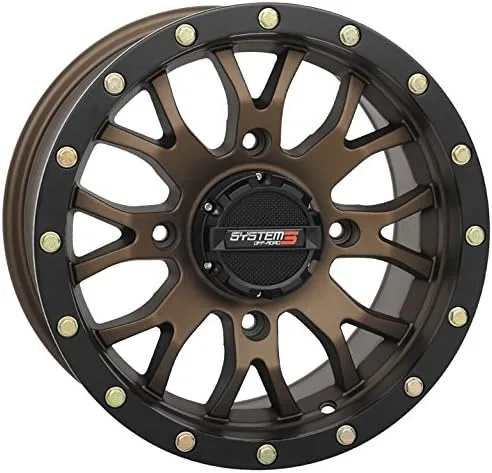 System 3 ST-3 14x7 Bronze Wheels with BKT AT 171 Tires Bundle image 2