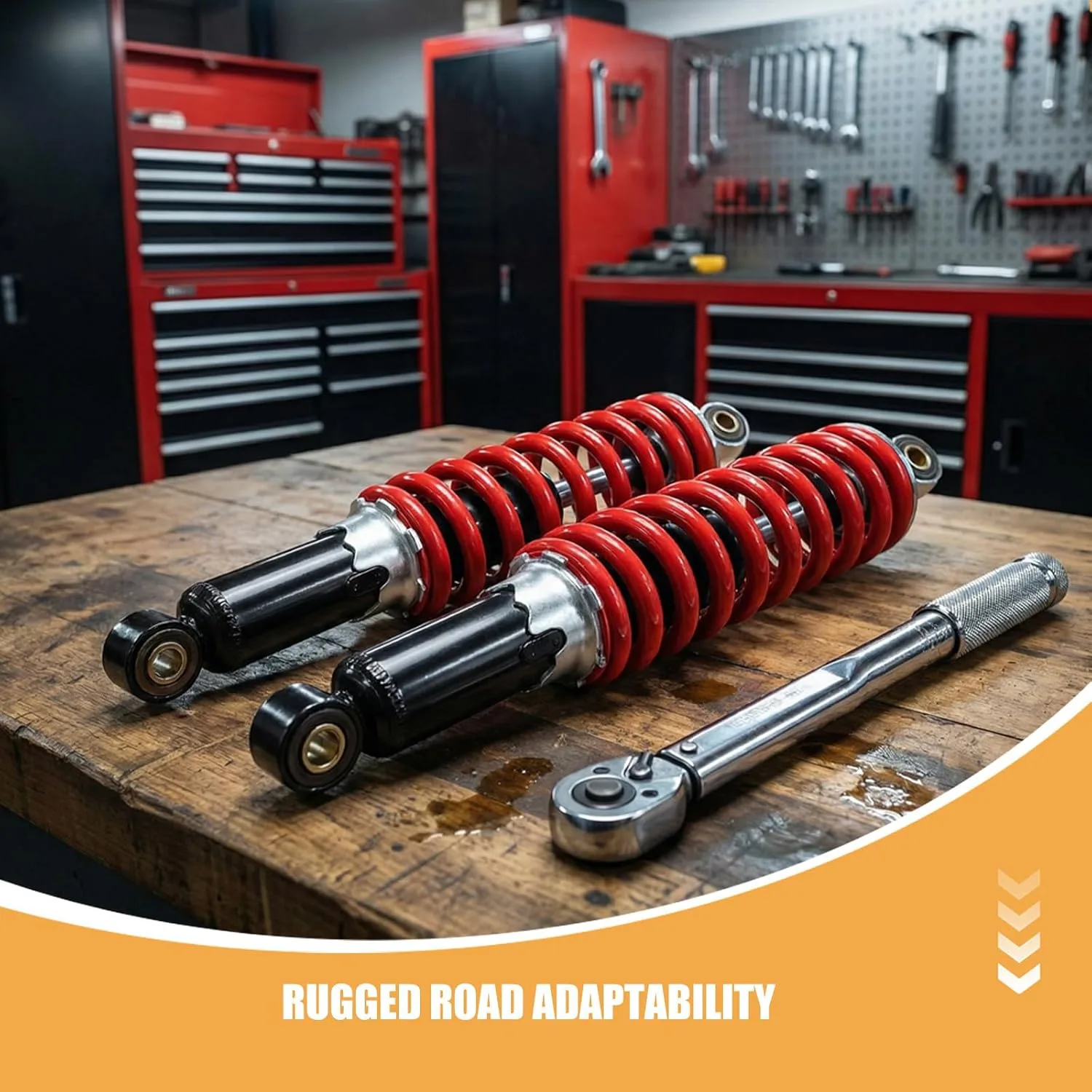 Beavorty 260 mm Universal Rear Shock Absorbers S1423E57PWWUH image 3