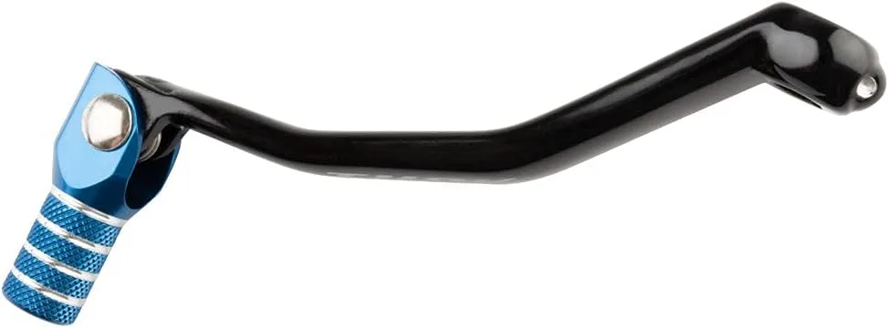 TUSK Folding Shift Lever for Kawasaki KLX110 - Blue image 2