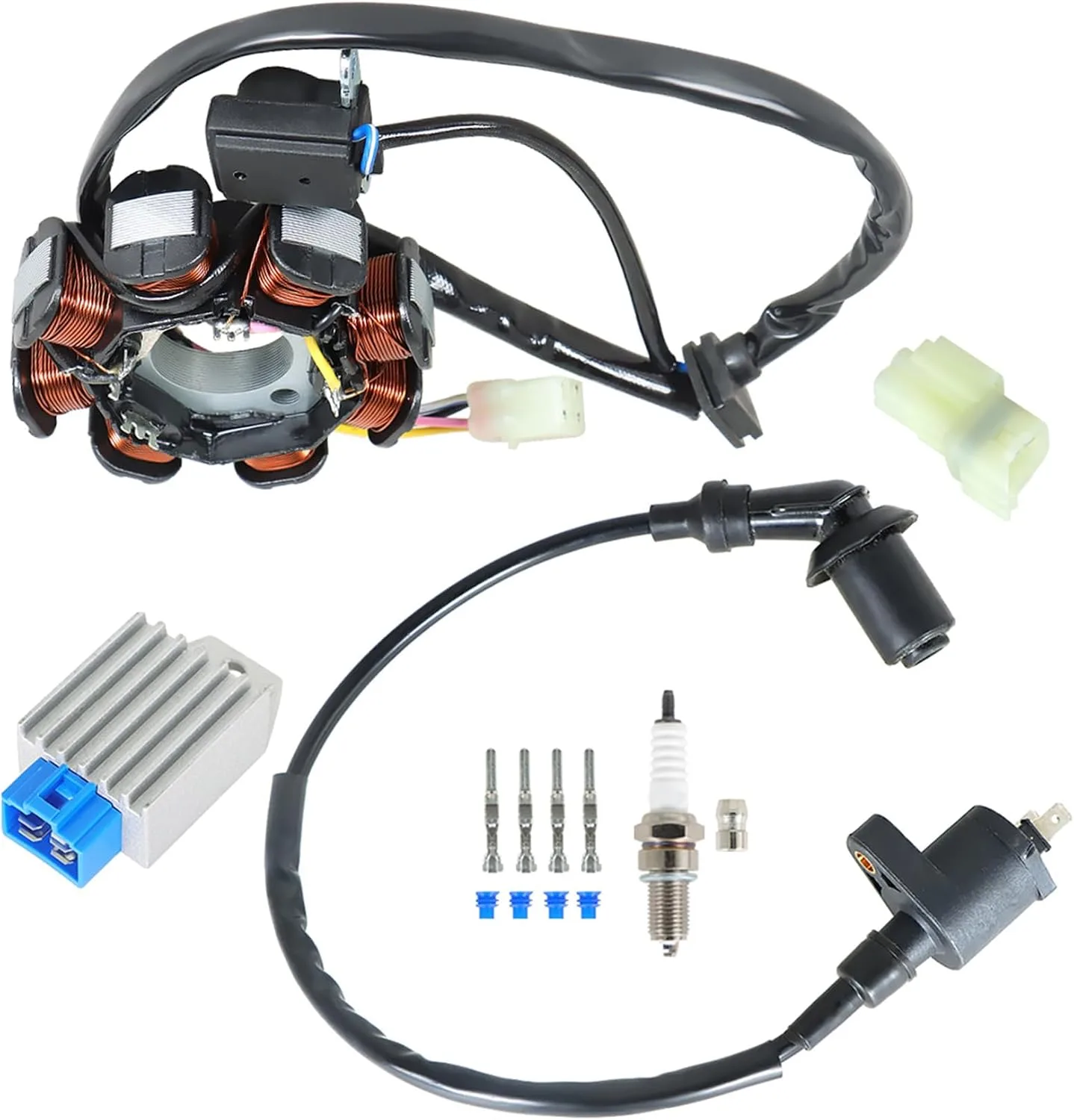 Silscvtt Ignition Coil Plug Regulator Kit for Polaris Outlaw 50/90
