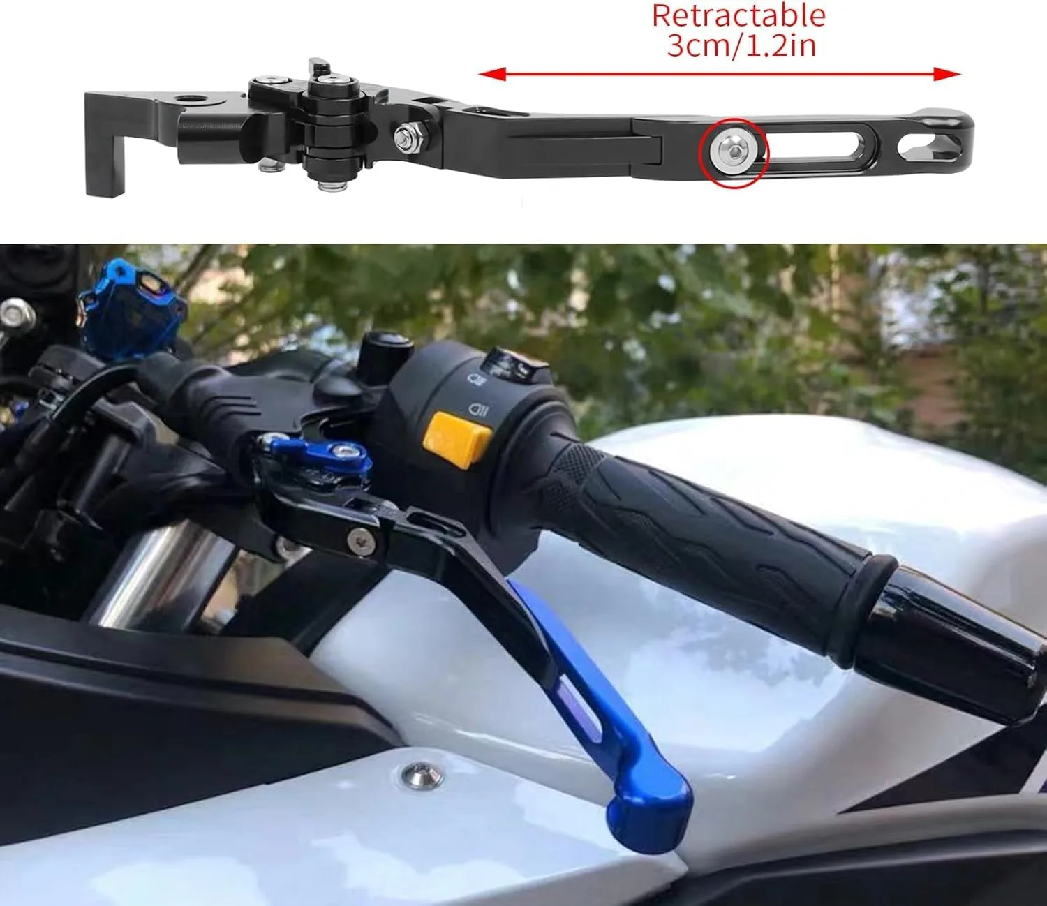 CHIFUN Brake and Clutch Lever Set for Suzuki GSX8S 2024-2025 image 4
