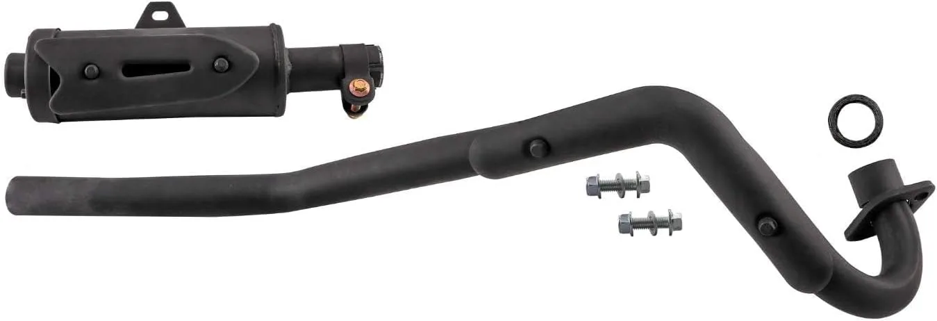 91.SCS 28mm ATV Exhaust Pipe with Muffler KWTM706 image 3