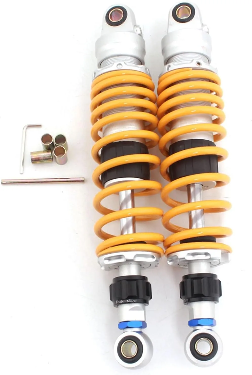 Generic 360 mm Adjustable Rear Motorcycle Shock Absorbers 4956431624321 image 3