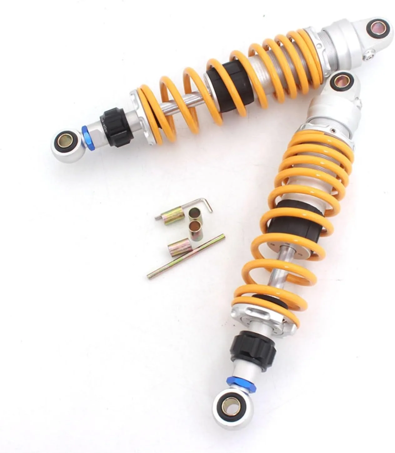 Generic 360 mm Adjustable Rear Motorcycle Shock Absorbers 4956431624321 image 4