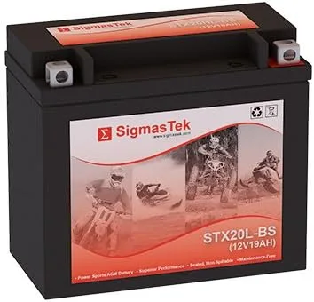 SigmasTek STX20L-BS AGM Battery for Aquatrax F-15/F-15X