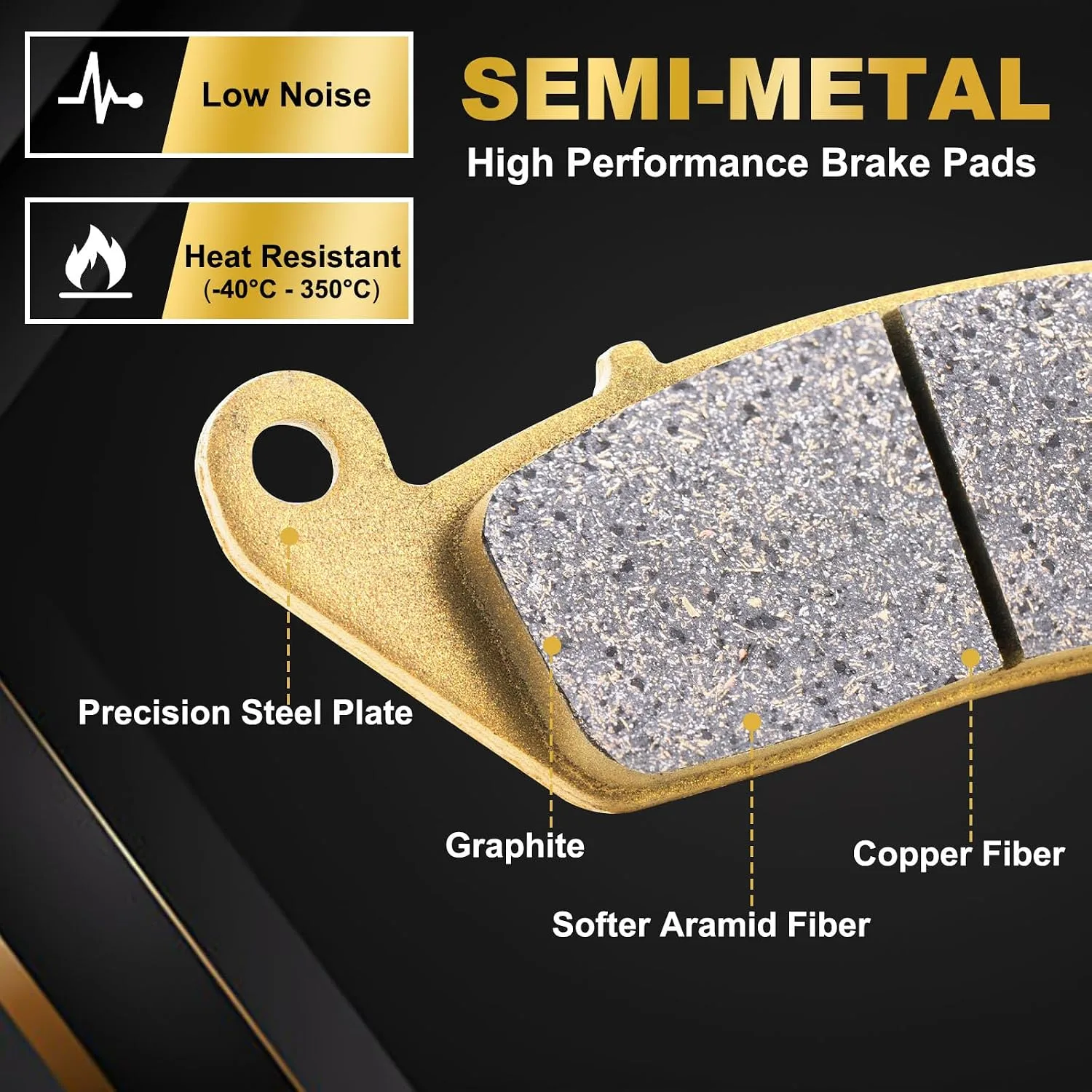 ALLIE ZENG Harley-Davidson Sportster Brake Pads YWT_0000275_G image 2