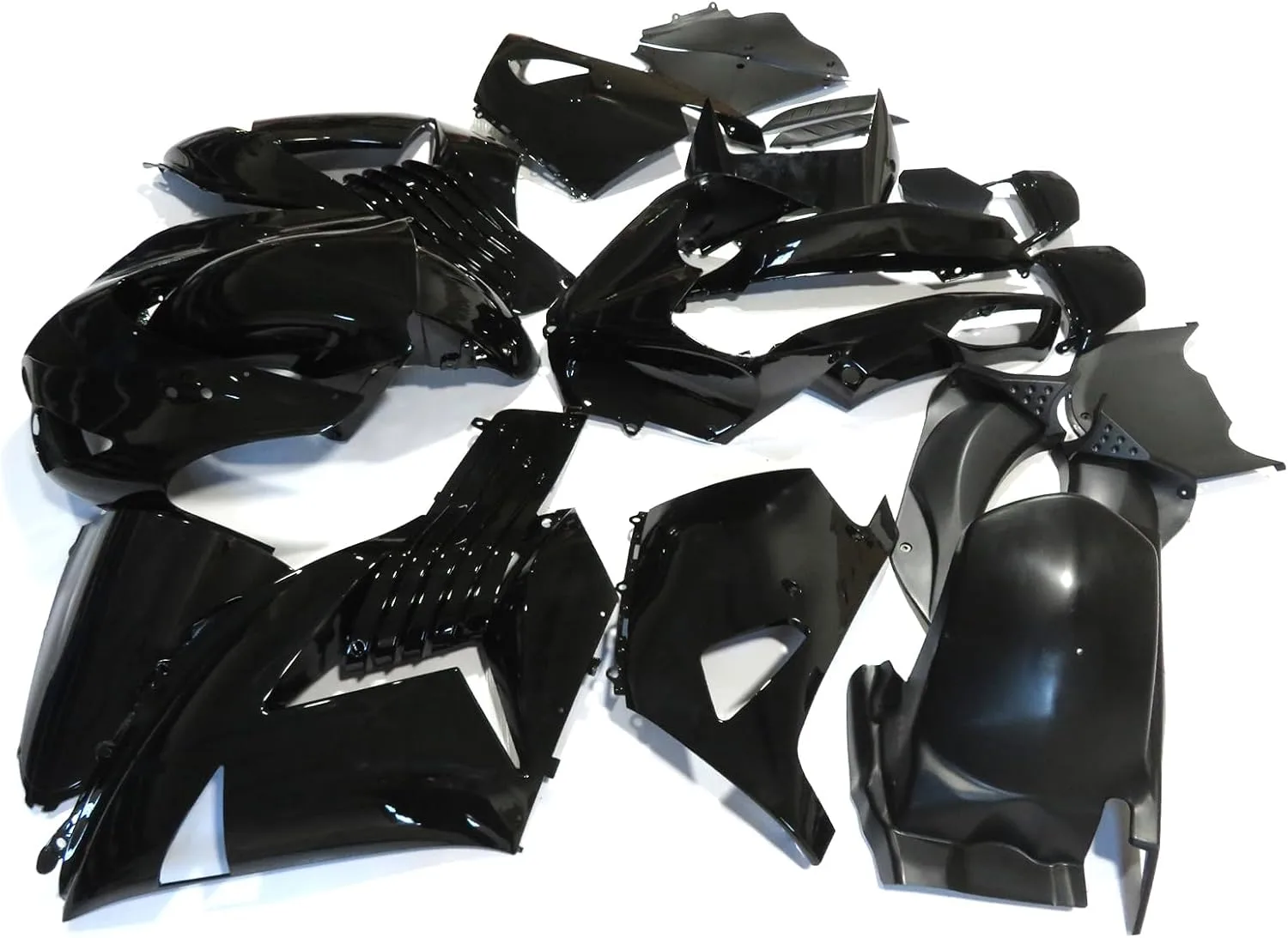 ZXMOTO Glossy Black ABS Fairing Kit LFMOTO-CN for 2006-2011 Kawasaki ZX14 ZX14R ZZR1400 image 2