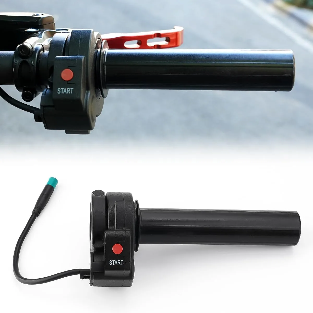 YIBEICO Throttle Grip Handlebar Assembly ET22080526 for Talaria Sting