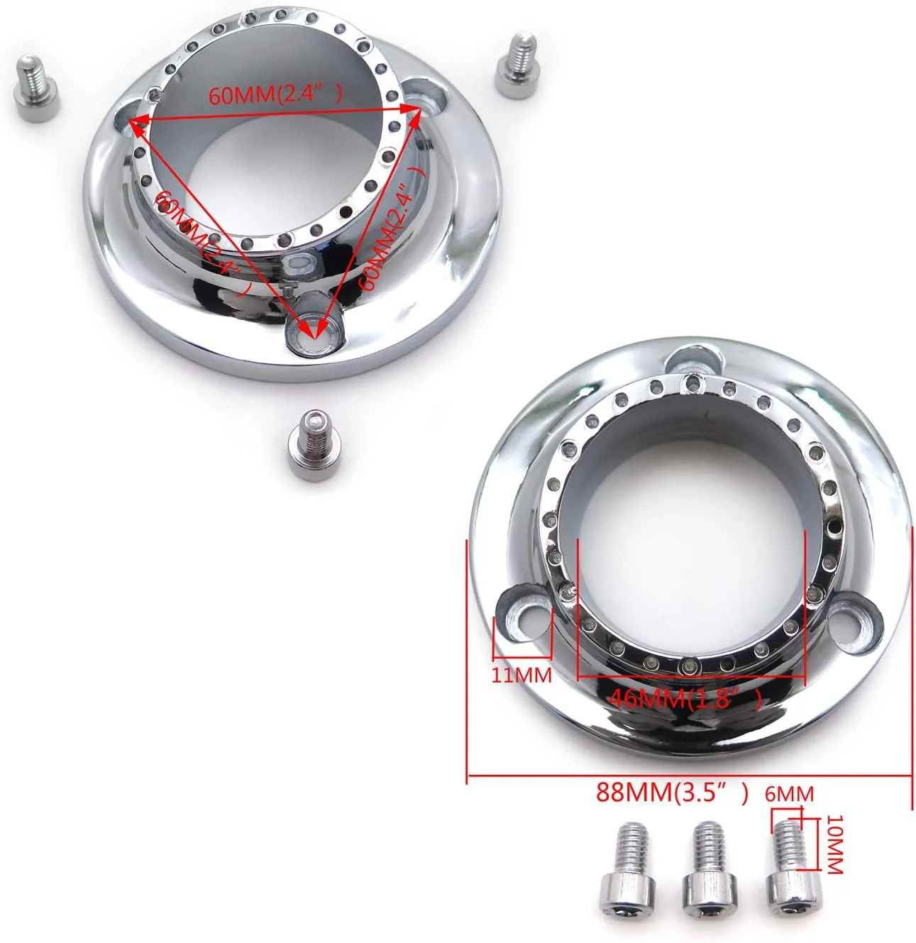 HK MOTO Billet Exhaust Tip for Yamaha ATV Models image 2